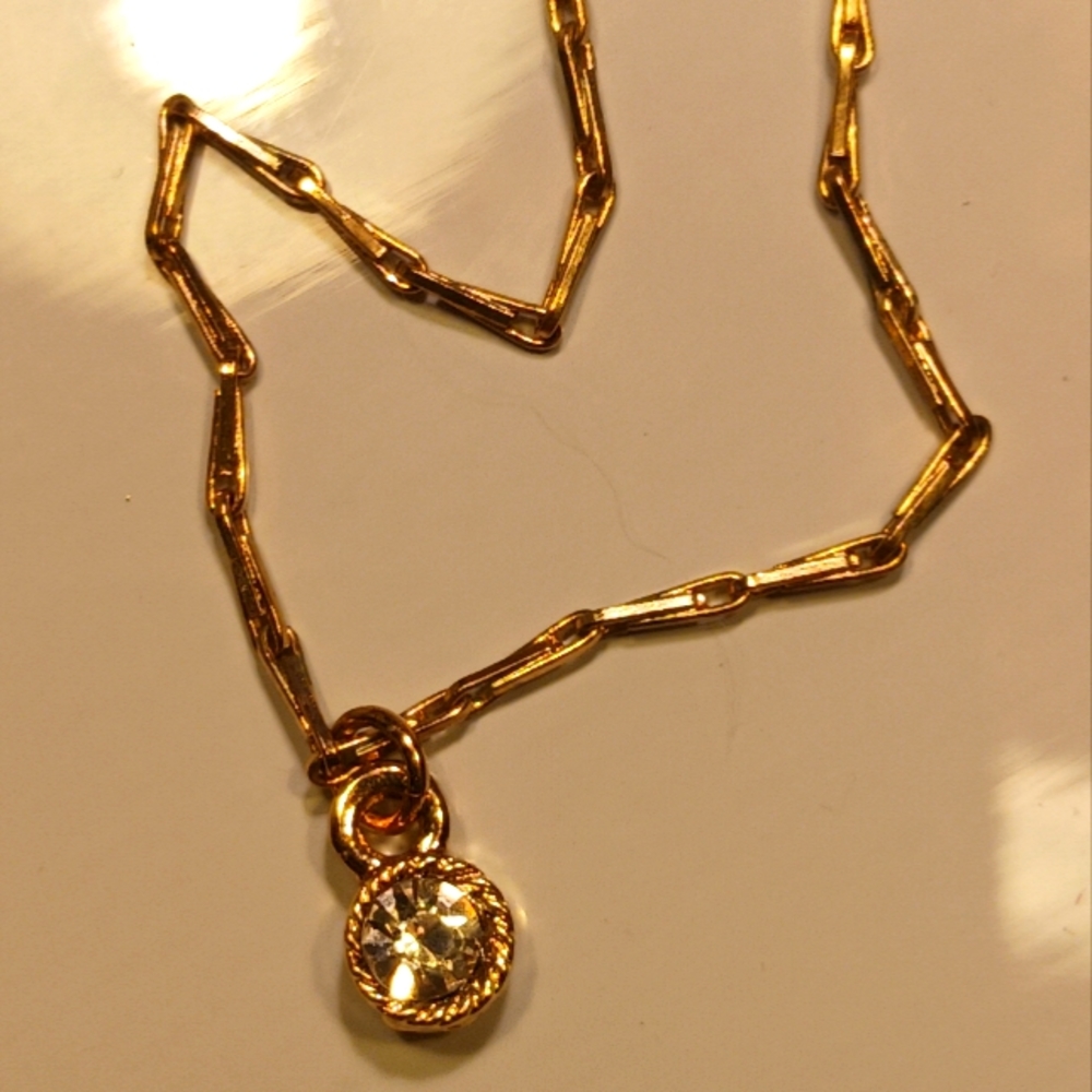 Torrid  Goldtone/Rhinestone Necklace